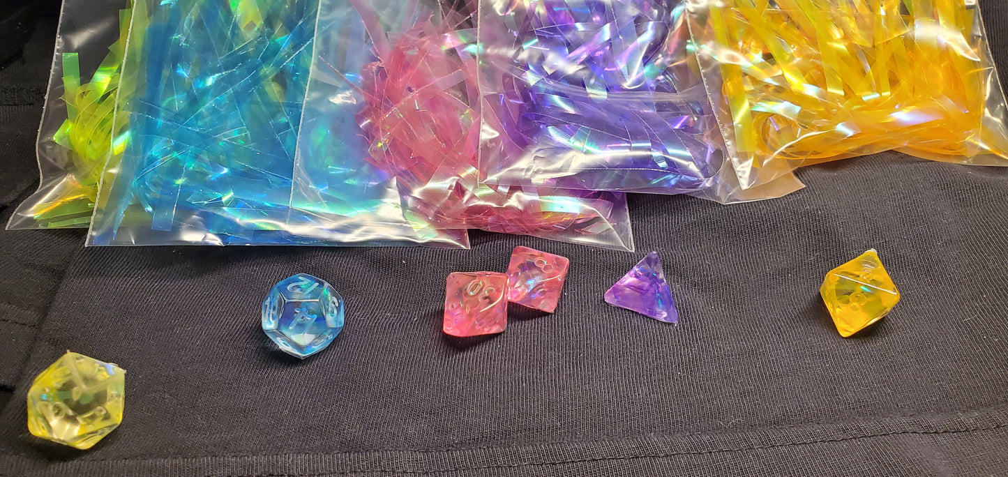 Electric Rainbow standard dice image 6