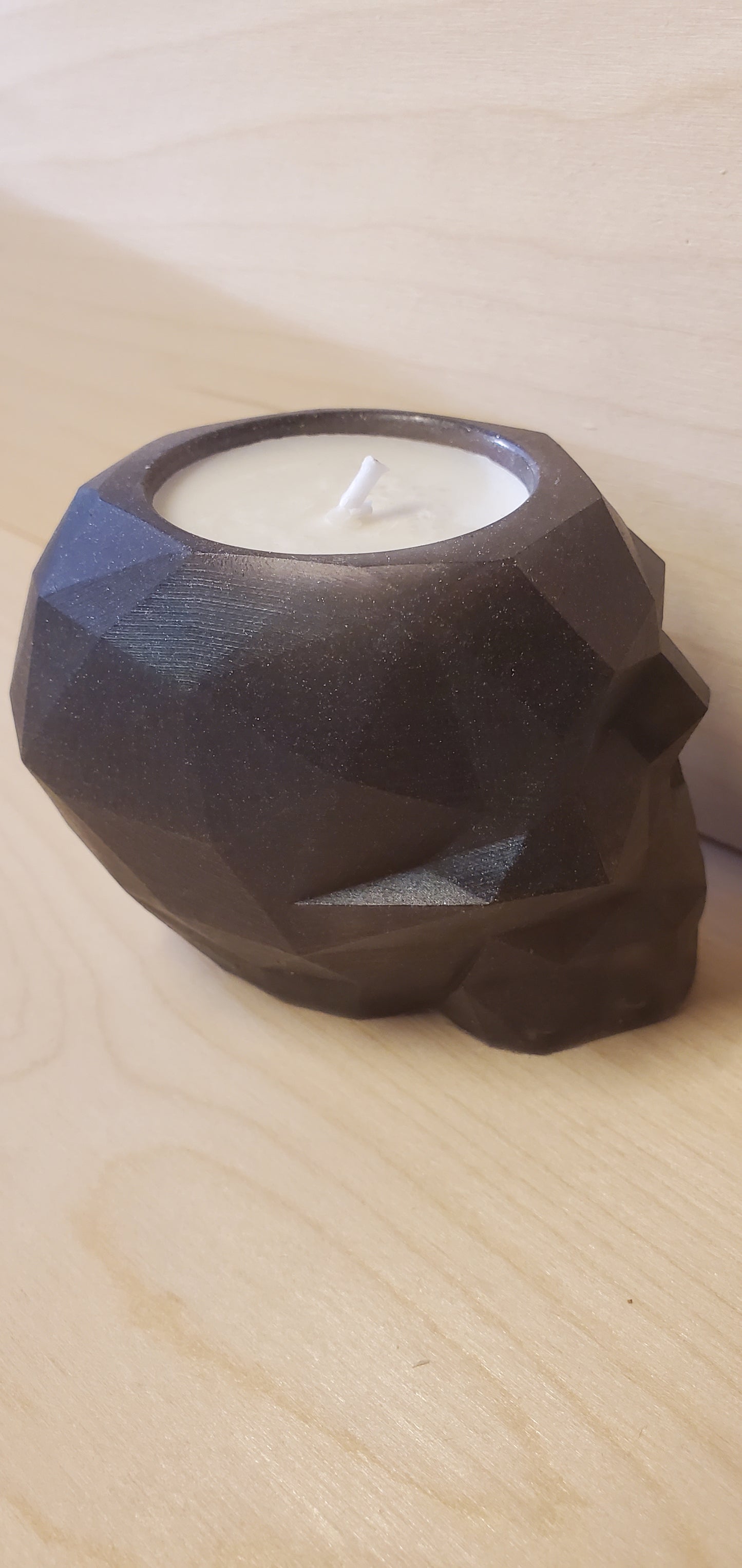 Geometric Skull trinket or candle holder image 0