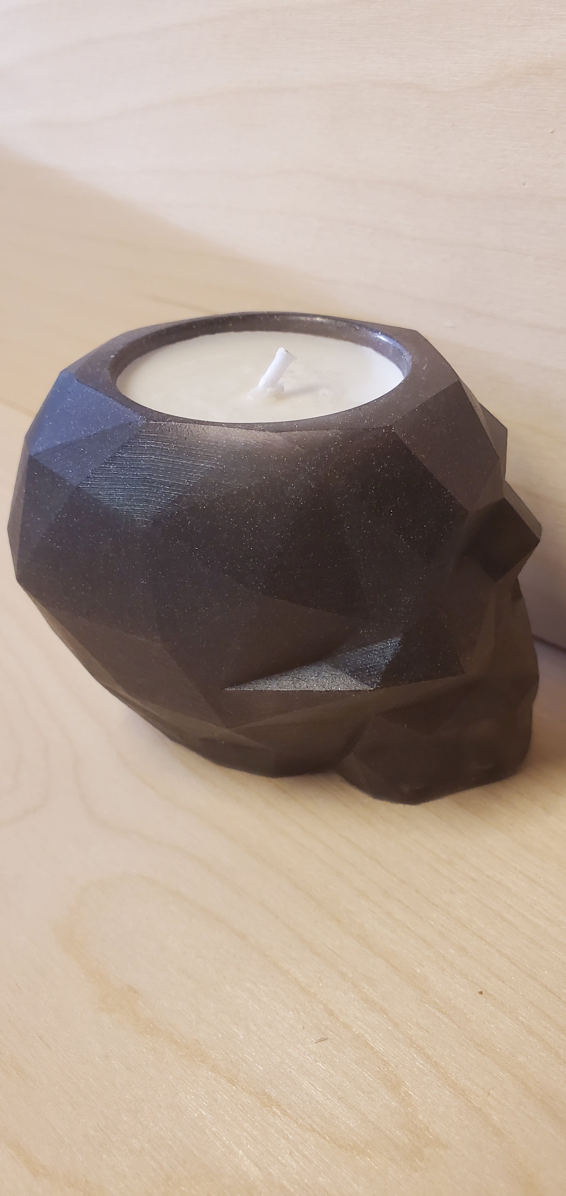 Geometric Skull trinket or candle holder image 0