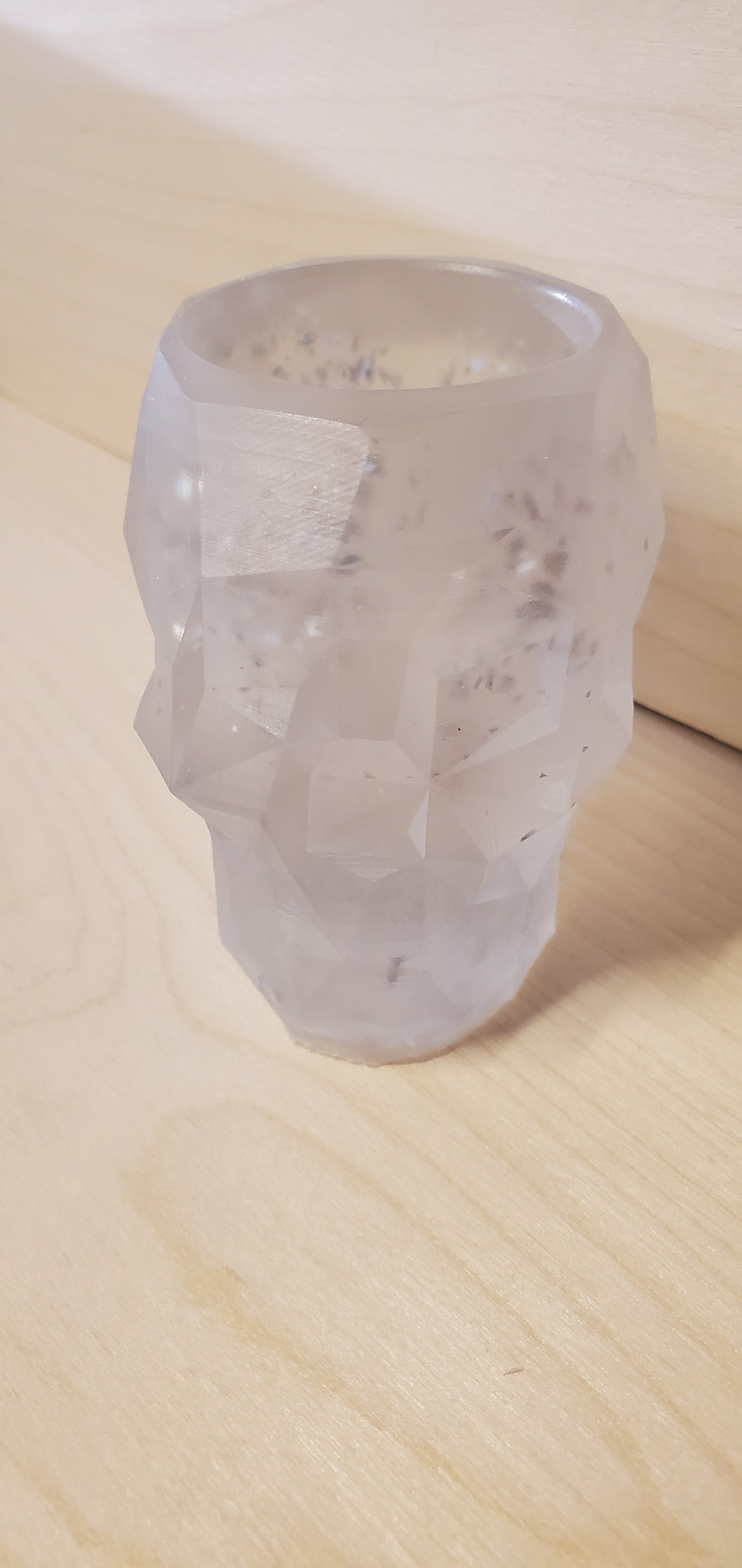 Geometric Skull trinket or candle holder image 4