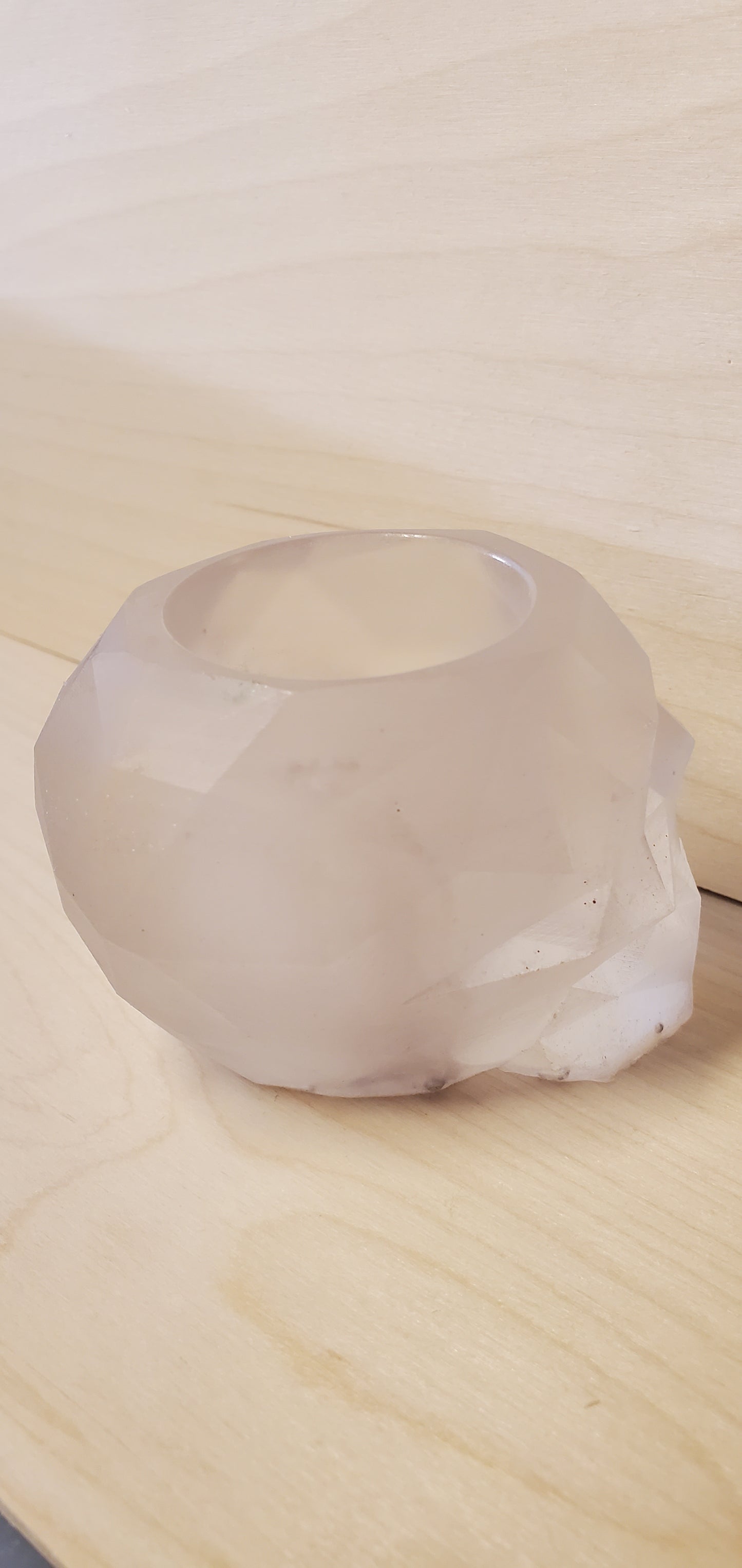 Geometric Skull trinket or candle holder image 0