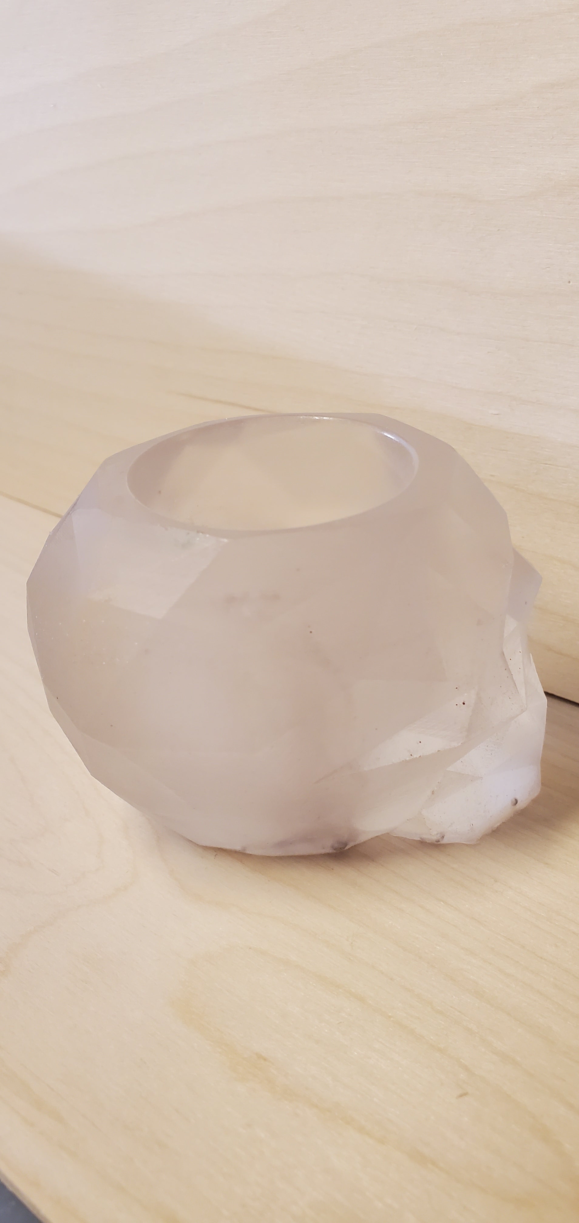 Geometric Skull trinket or candle holder image 0