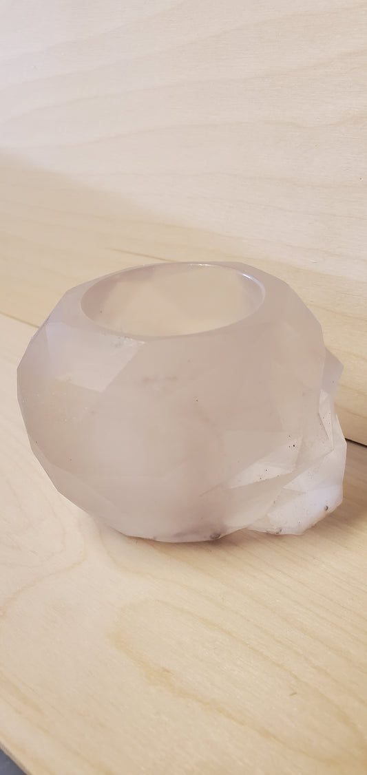 Geometric Skull trinket or candle holder image 0