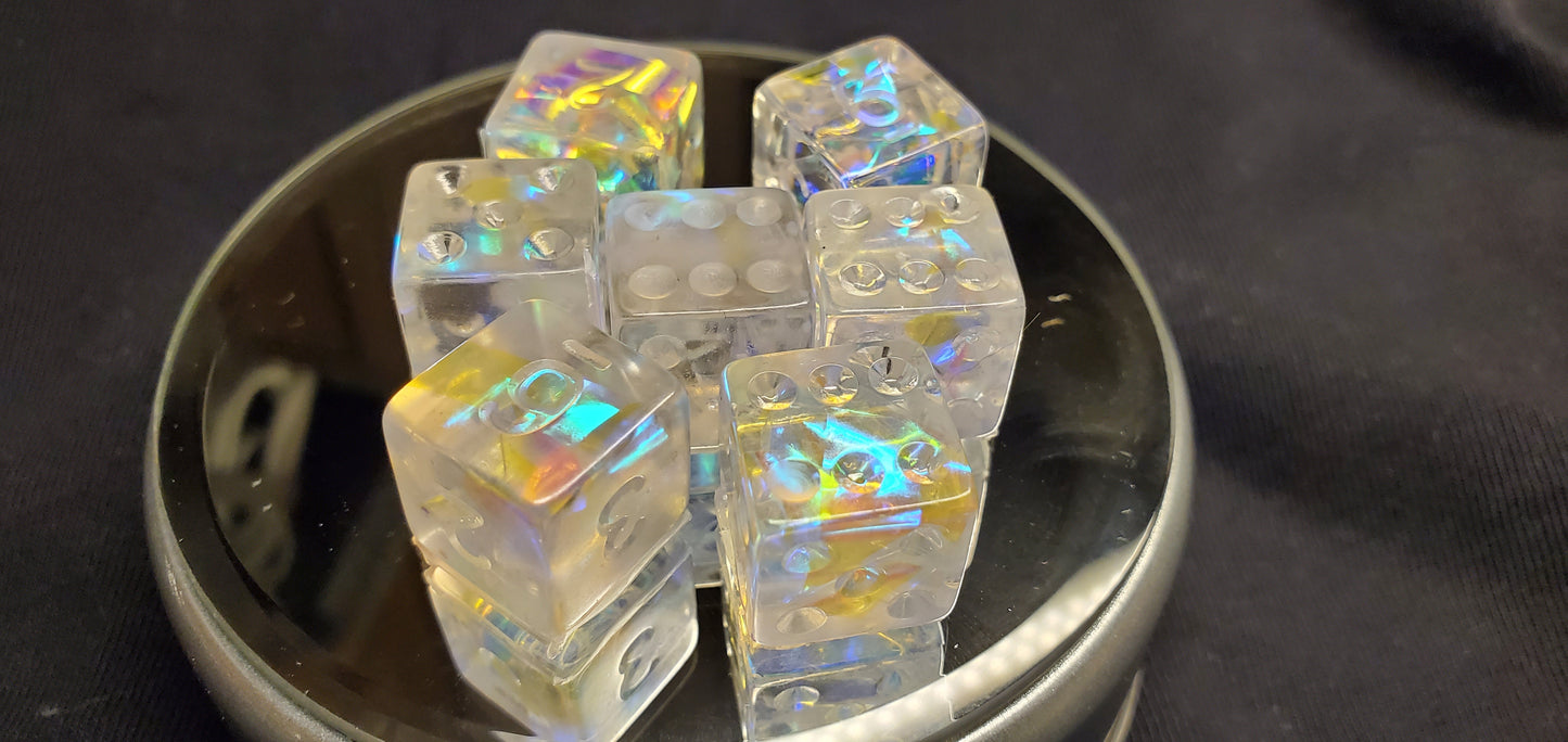 Electric Rainbow standard dice image 4
