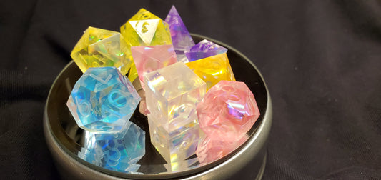 Electric Rainbow standard dice image 0