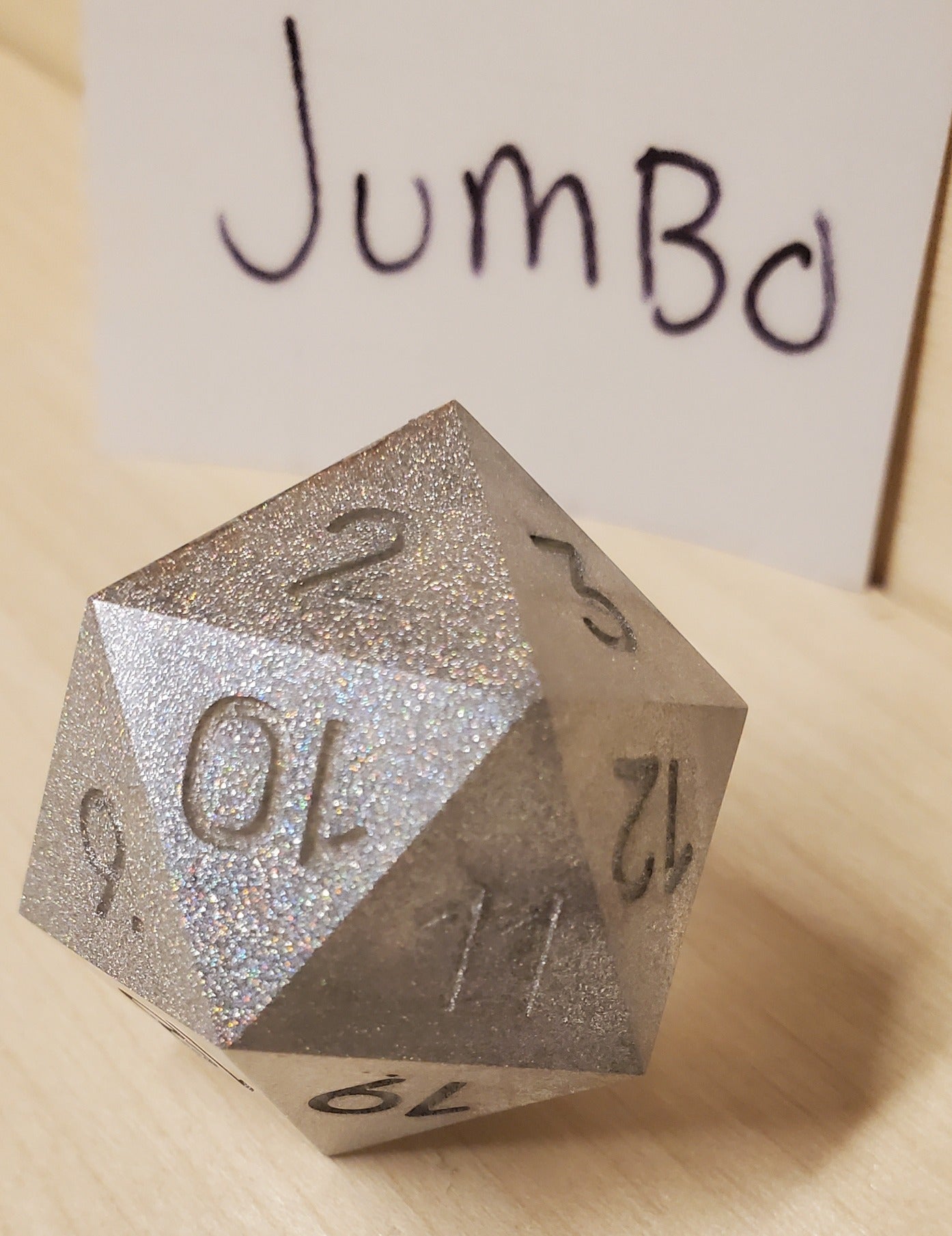 Blinded - jumbo spindown style d20 image 0