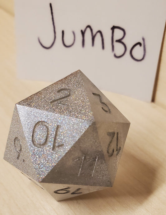 Blinded - jumbo spindown style d20 image 0
