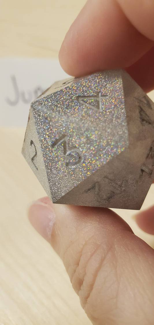 Blinded - jumbo spindown style d20 image 1