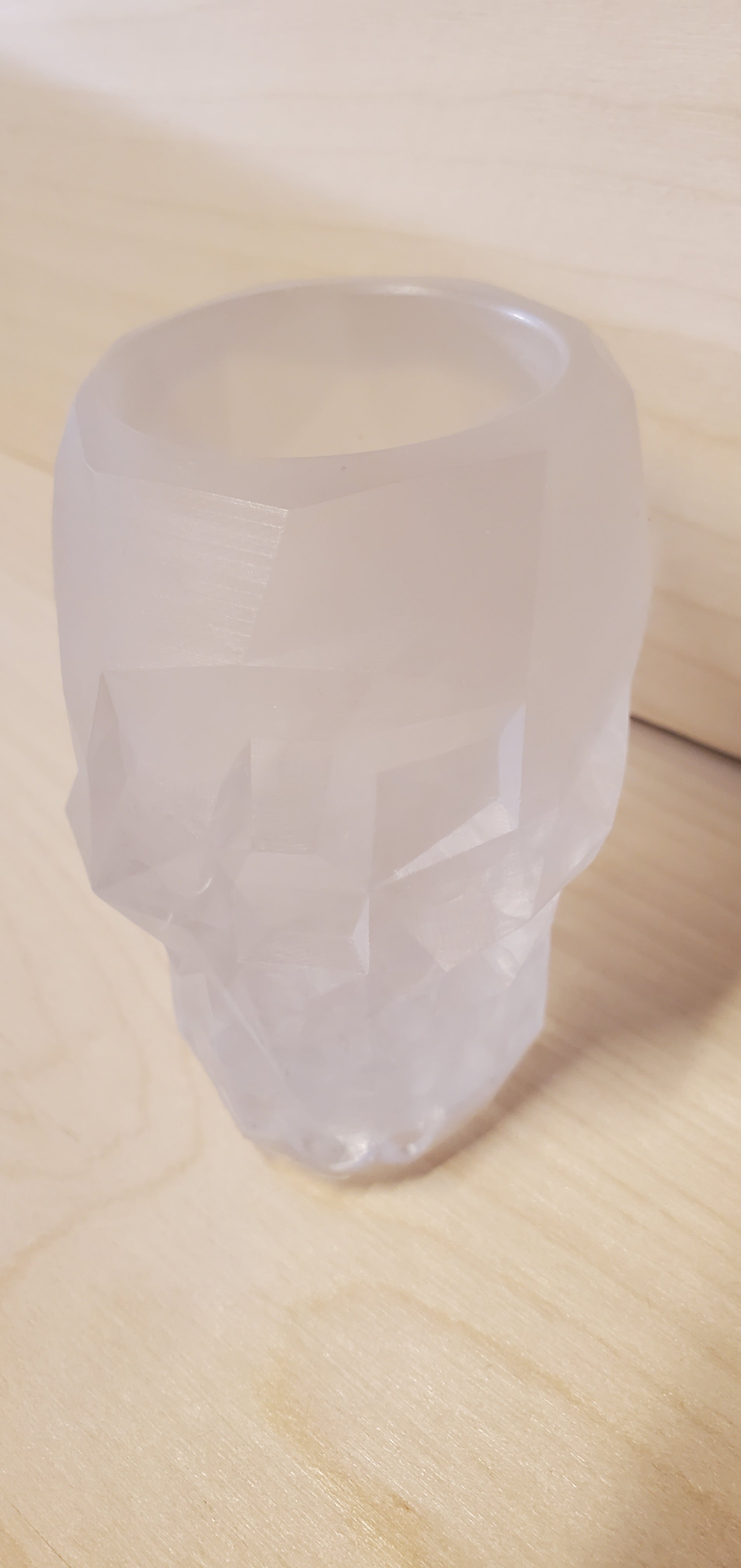 Geometric Skull trinket or candle holder image 0