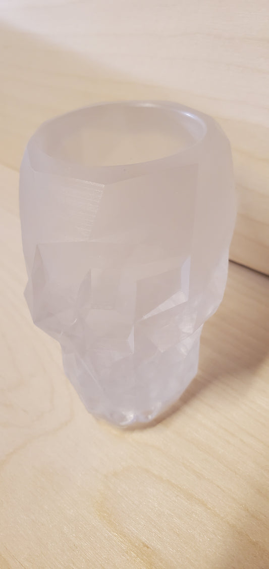 Geometric Skull trinket or candle holder image 0
