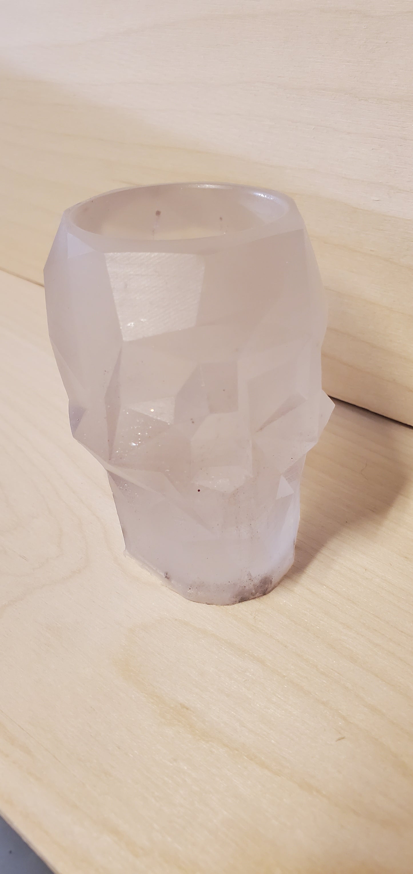Geometric Skull trinket or candle holder image 2