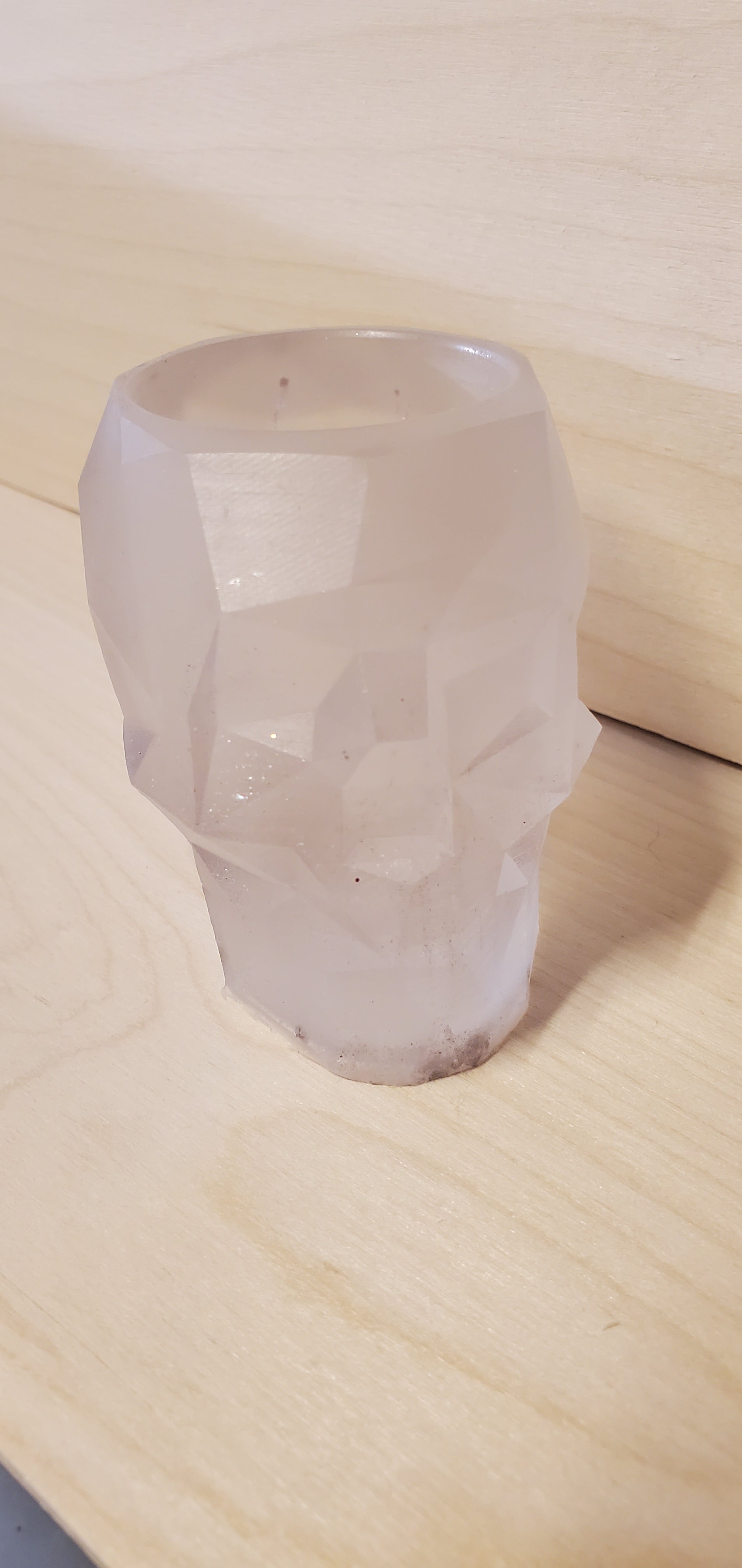 Geometric Skull trinket or candle holder image 2
